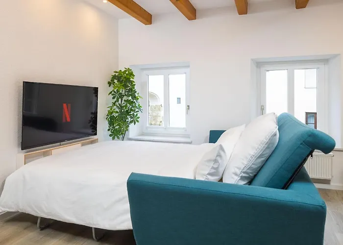 Apartamento Stadtmauer - Stilvolle Mit King Bett Direkt An Der Historischen Stadtmauer